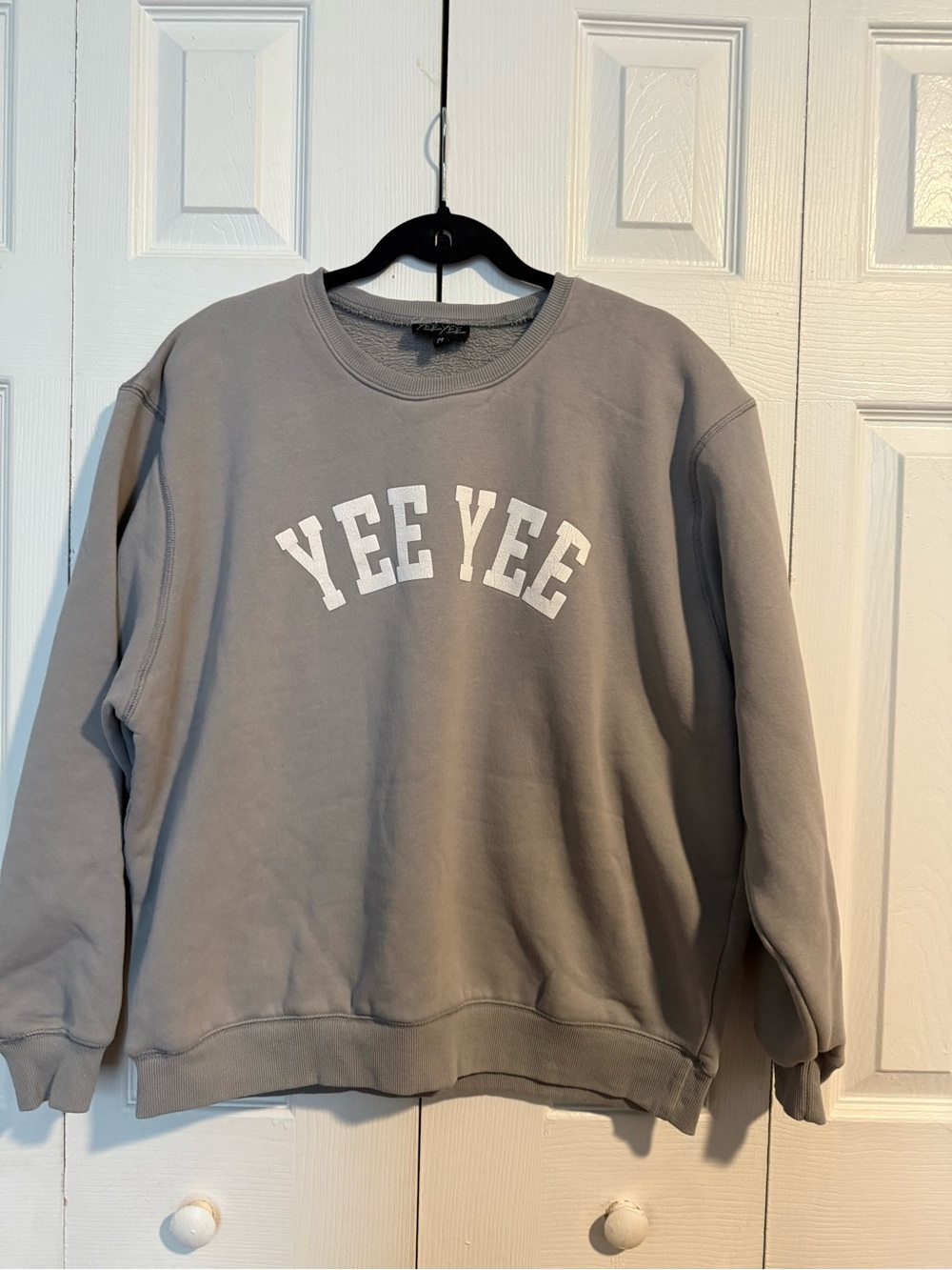 Yee Yee Gray Crewneck Sweatshirt - Classic Pullover